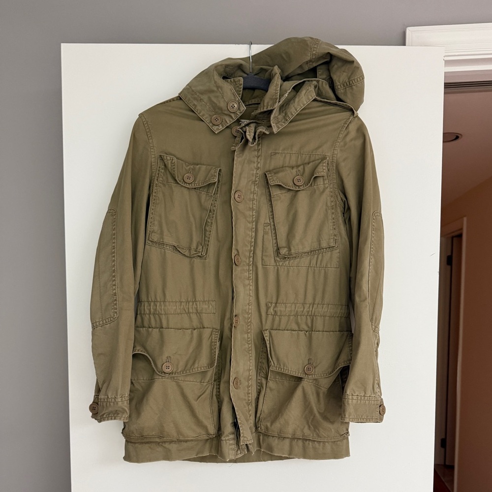 JCREW Utility Field Military Jacket 100% Cotton